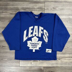 Vintage 90’s Toronto Maple Leafs Raven Athletic NHL Hockey Jersey
